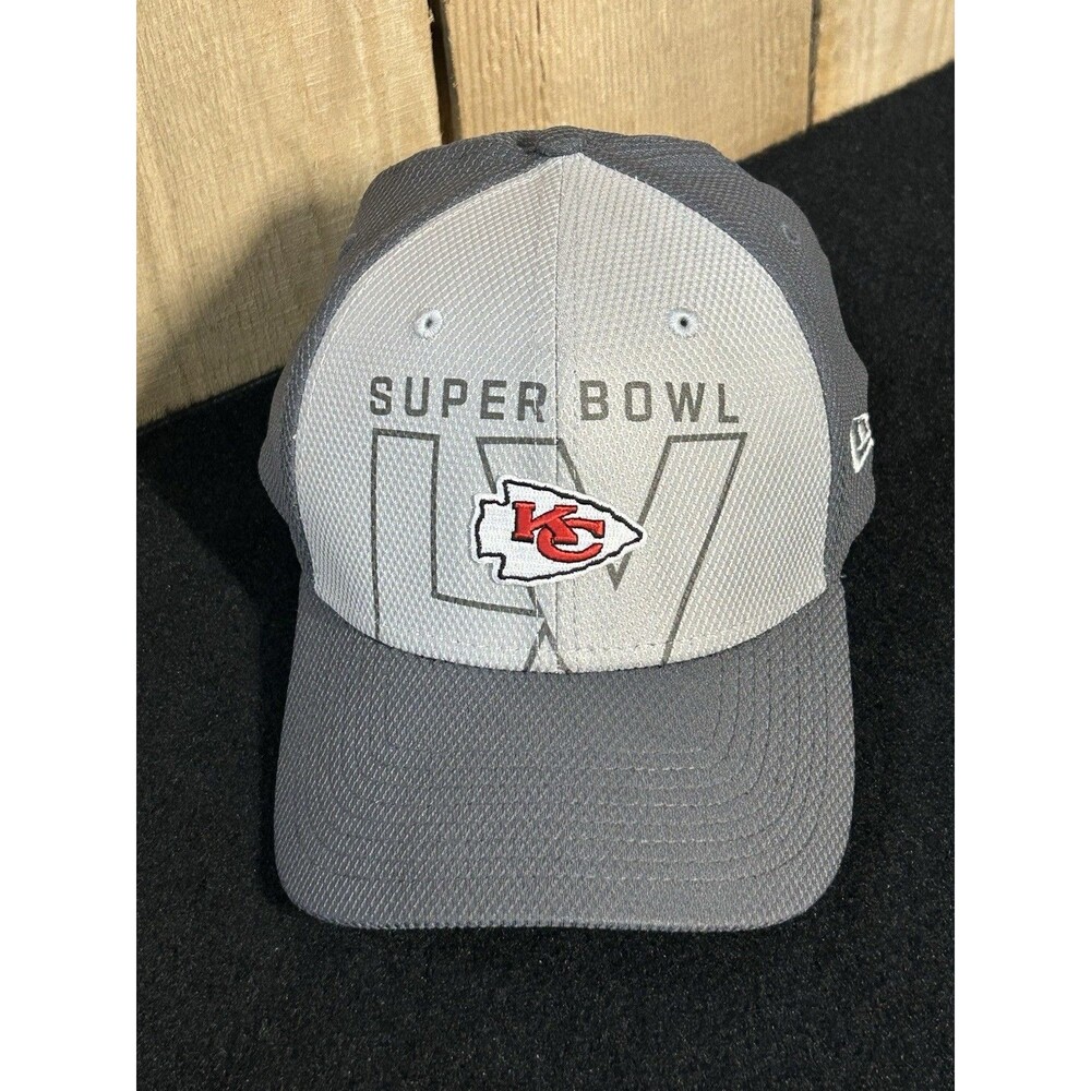 Kansas City Super Bowl LV New Era Fitted Hat/Cap 39Thirty Size Med/Lrg